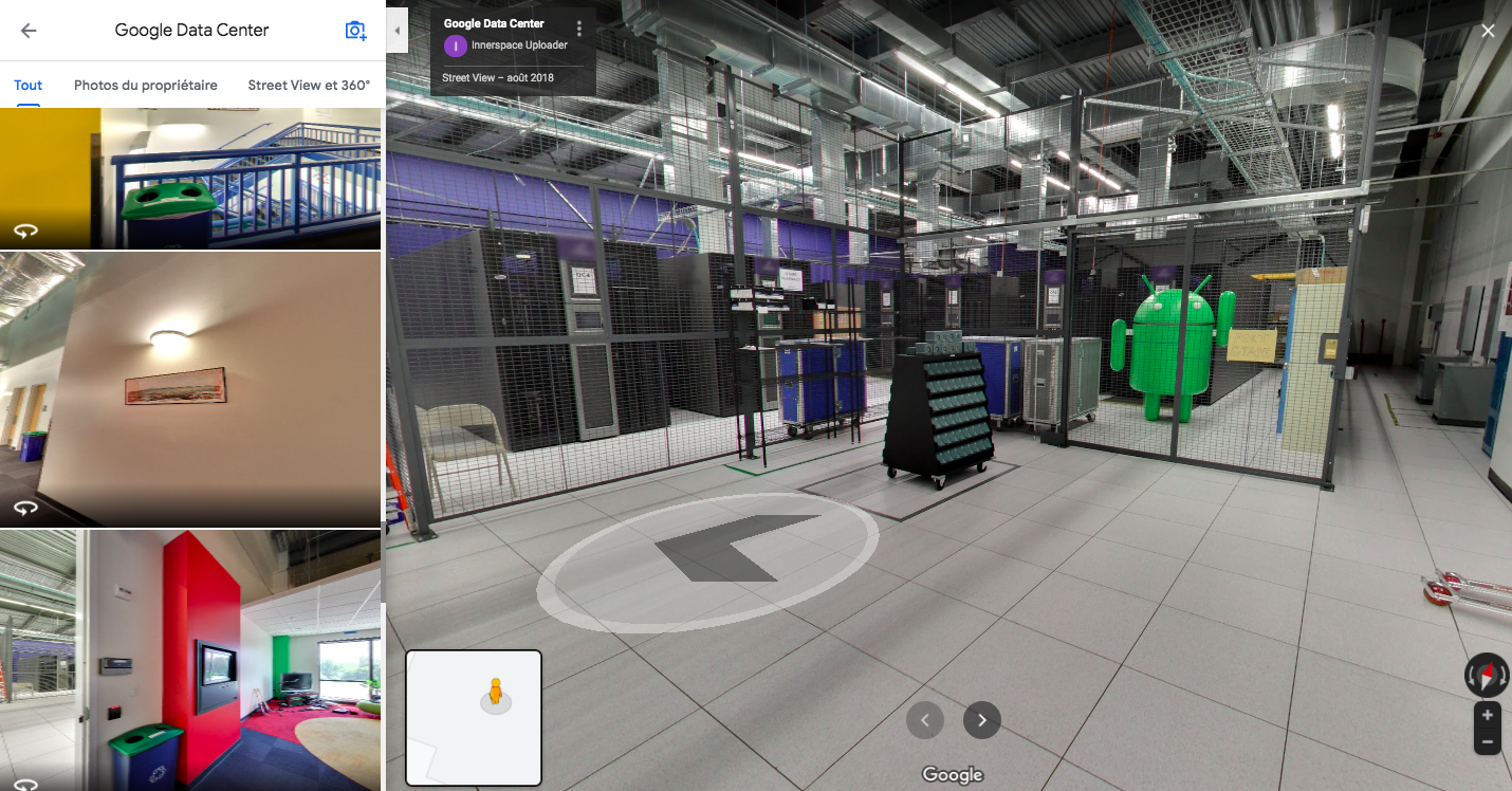 Data center Google on Street View